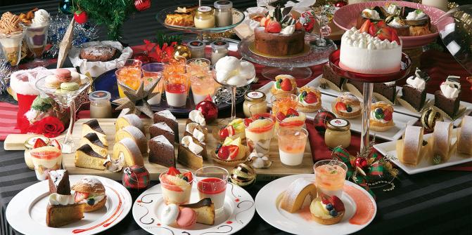 クリスマスシーンを華やかに 彩るスイーツビュッフェ！ 草津「アップル